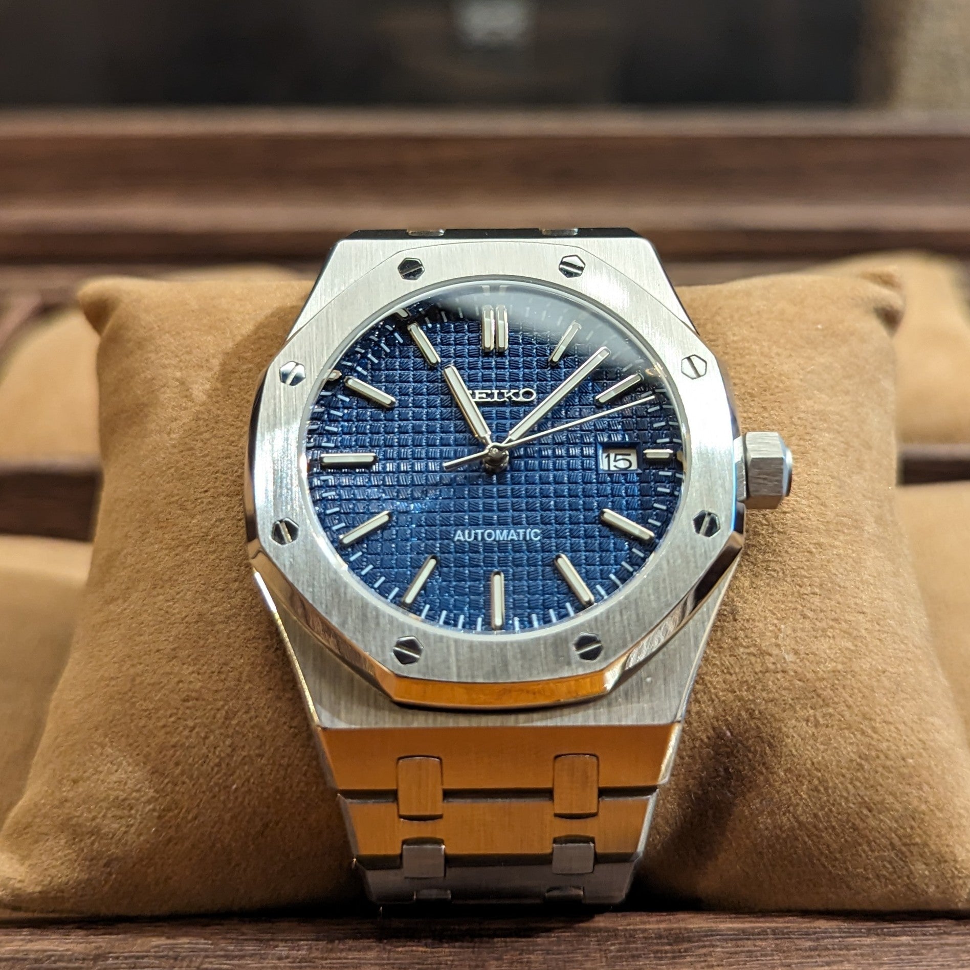 30% OFF - SeikOak Homage mod in Blue – PS Watch Mods