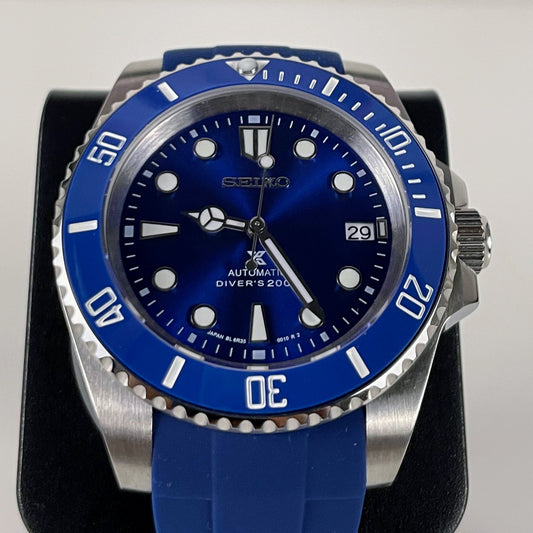 Submariner Smurf With Splash of Seiko Styling