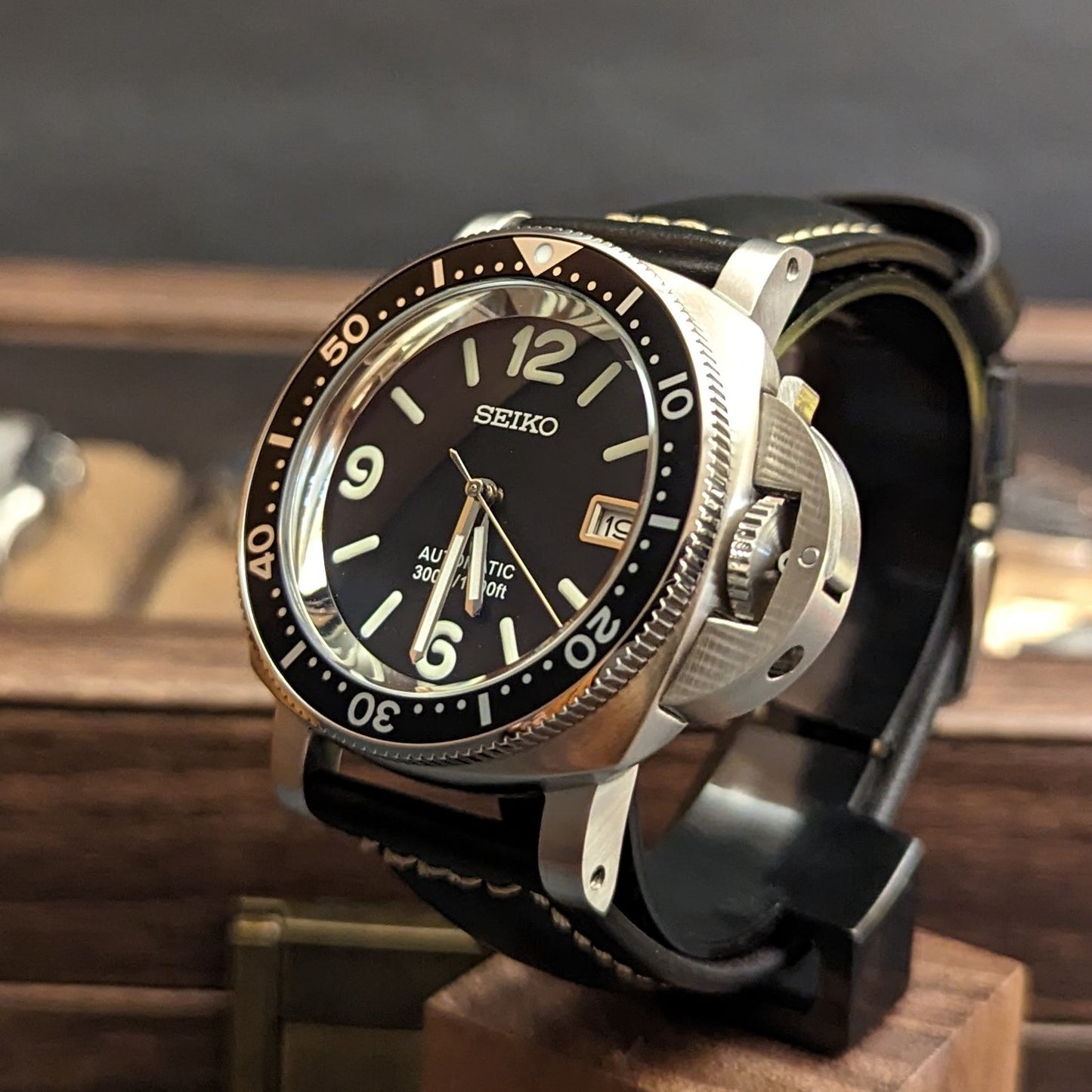 Seiko Mod Panerai Luminor Diver