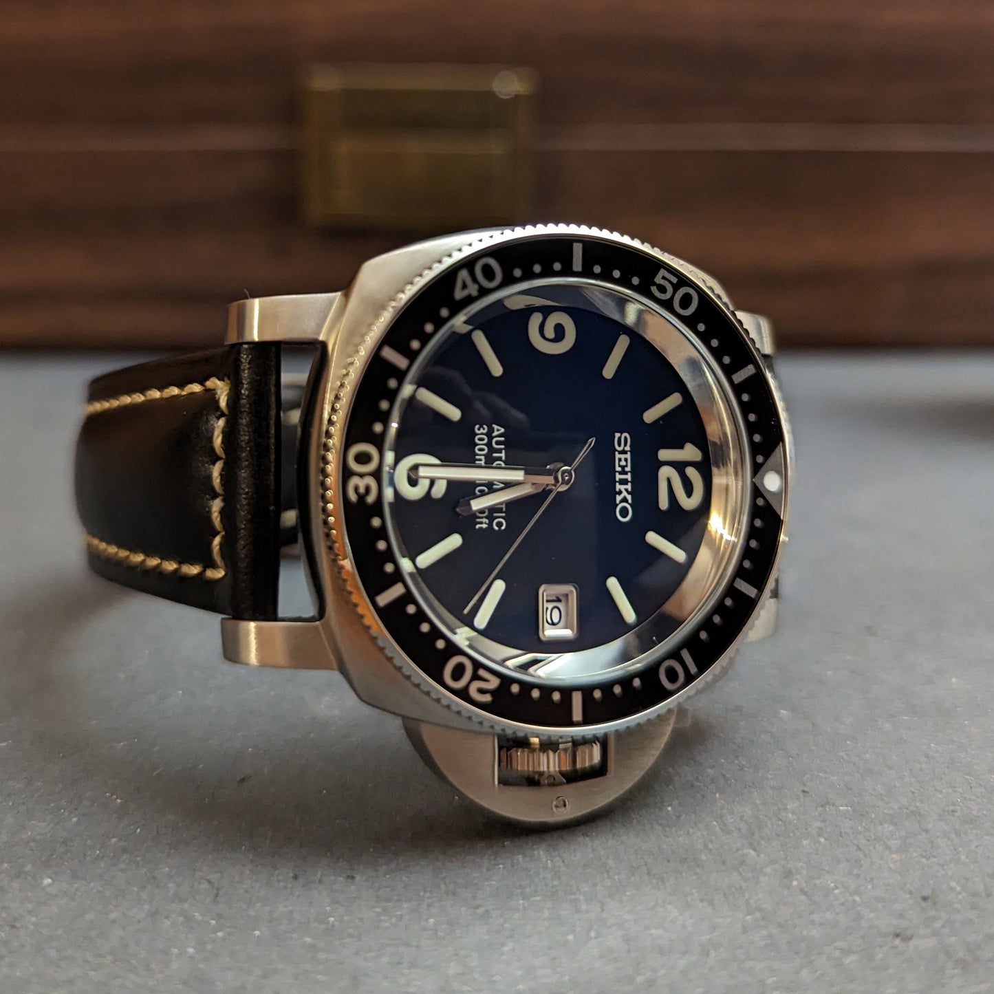 Seiko Mod Panerai Luminor Diver