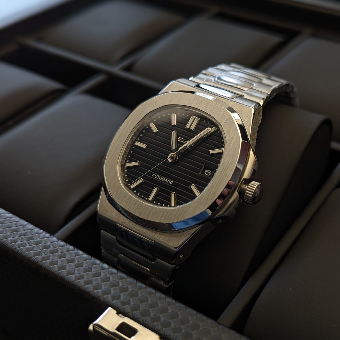 SeikoNaut Black Dial