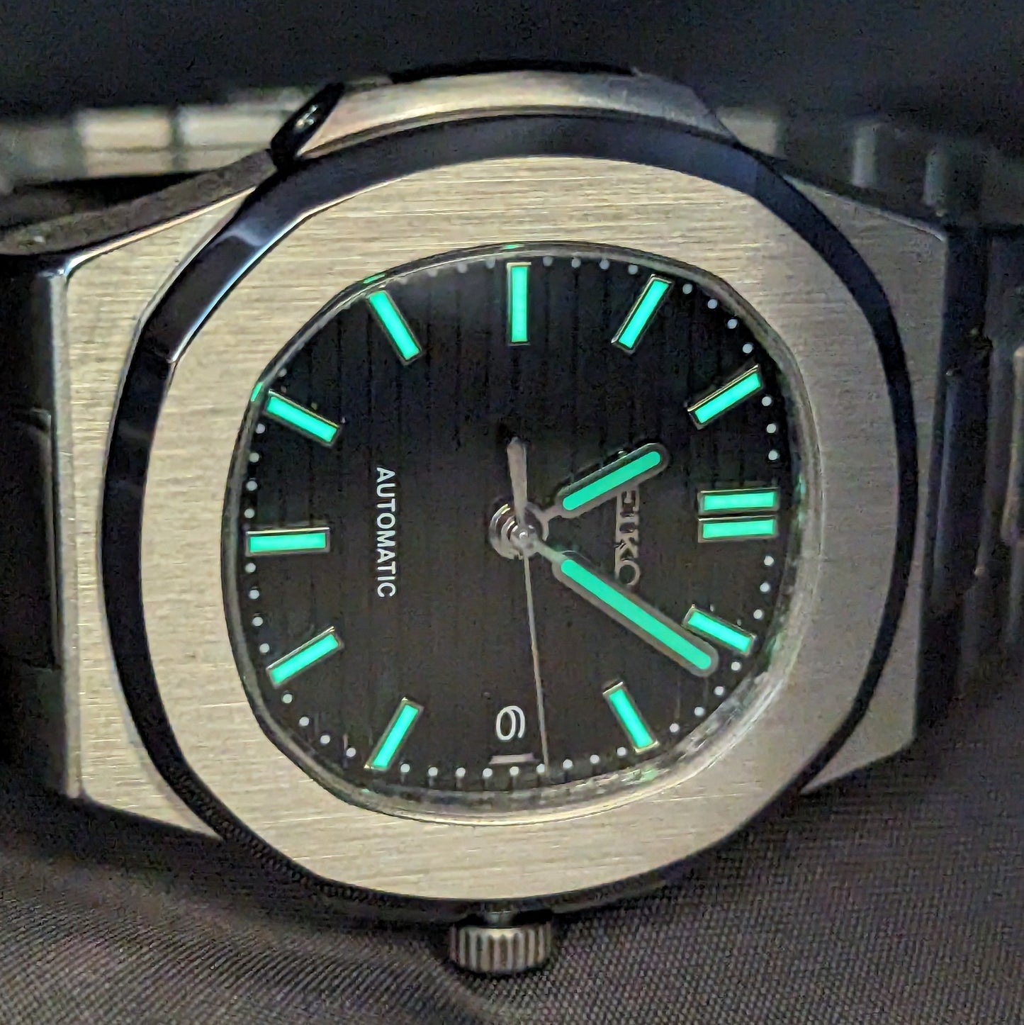 SeikoNaut Black Dial