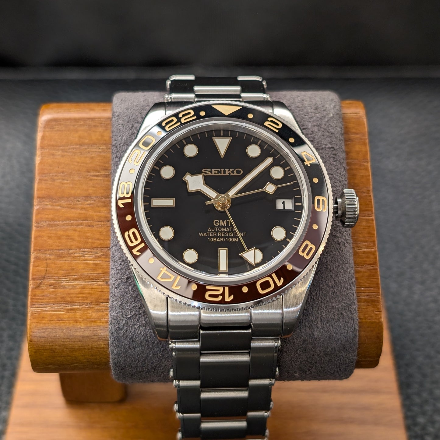 BB58 Seiko Mod GMT Root Beer