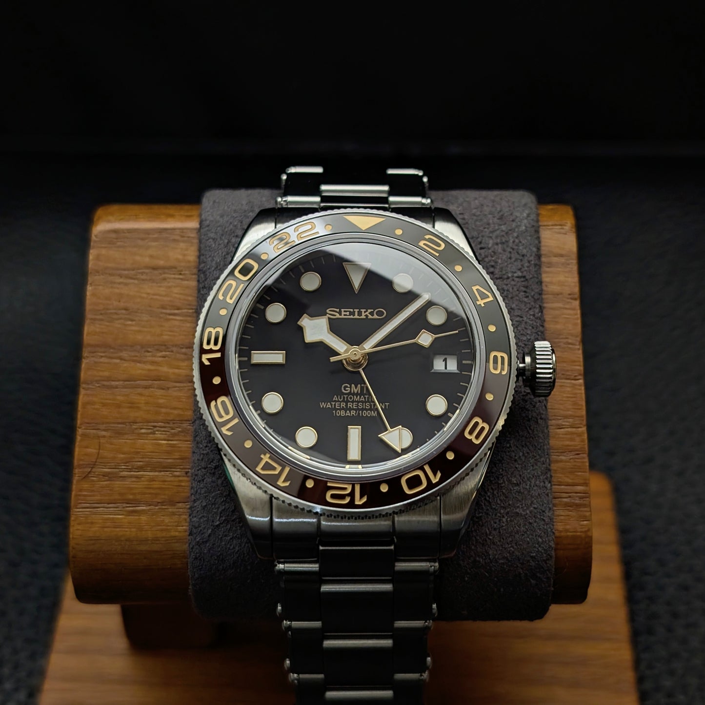 BB58 Seiko Mod GMT Root Beer