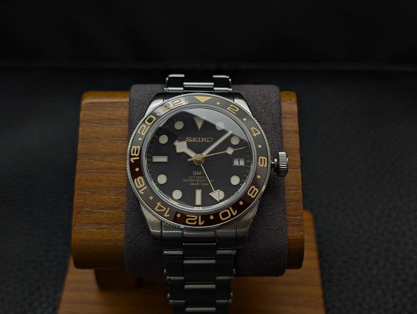 BB58 Seiko Mod GMT Root Beer