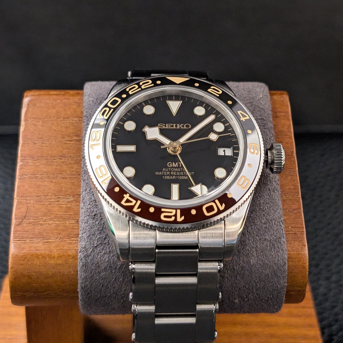 BB58 Seiko Mod GMT Root Beer