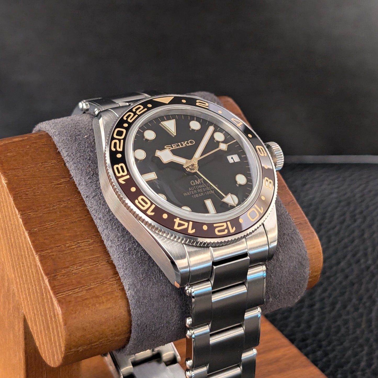 BB58 Seiko Mod GMT Root Beer