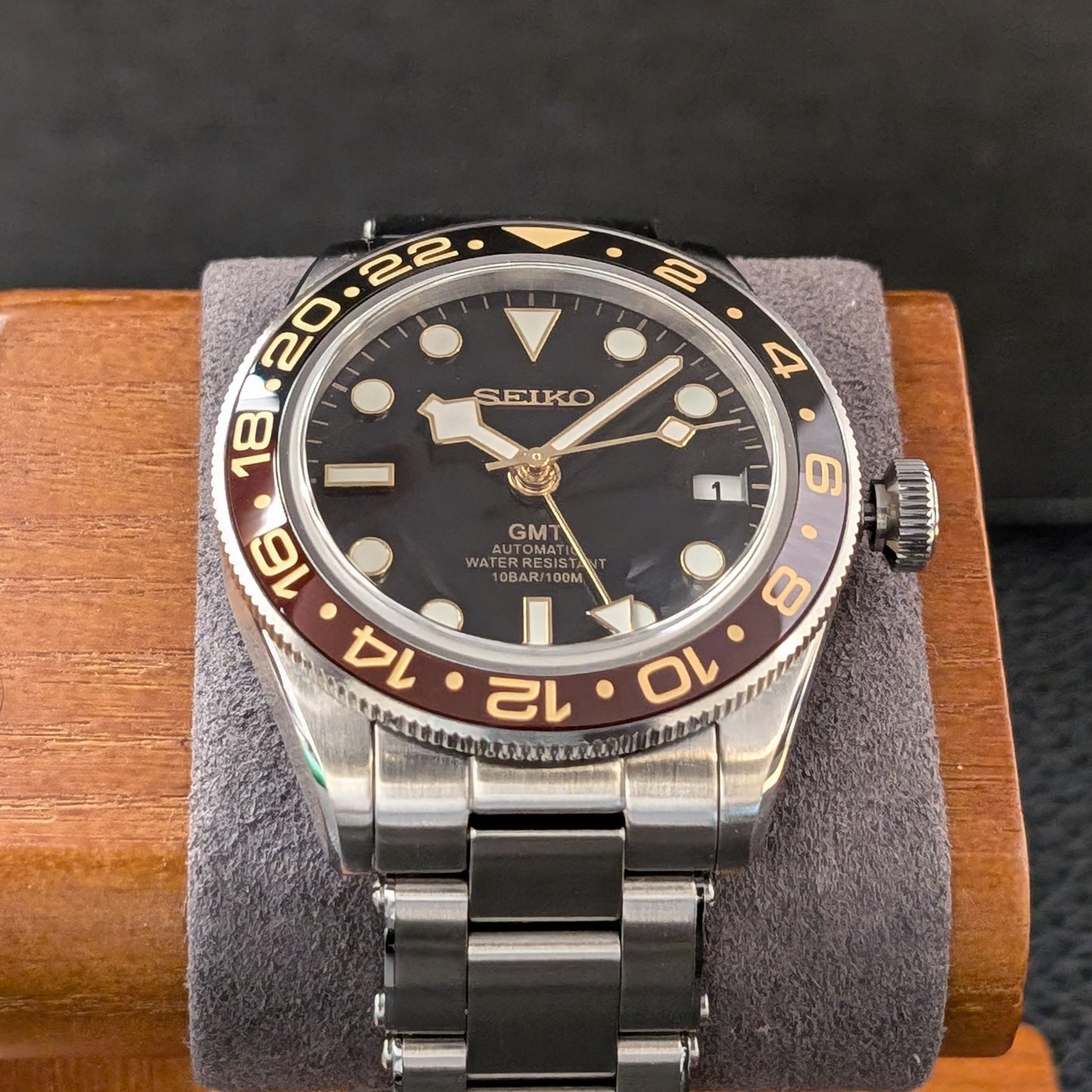 BB58 Seiko Mod GMT Root Beer