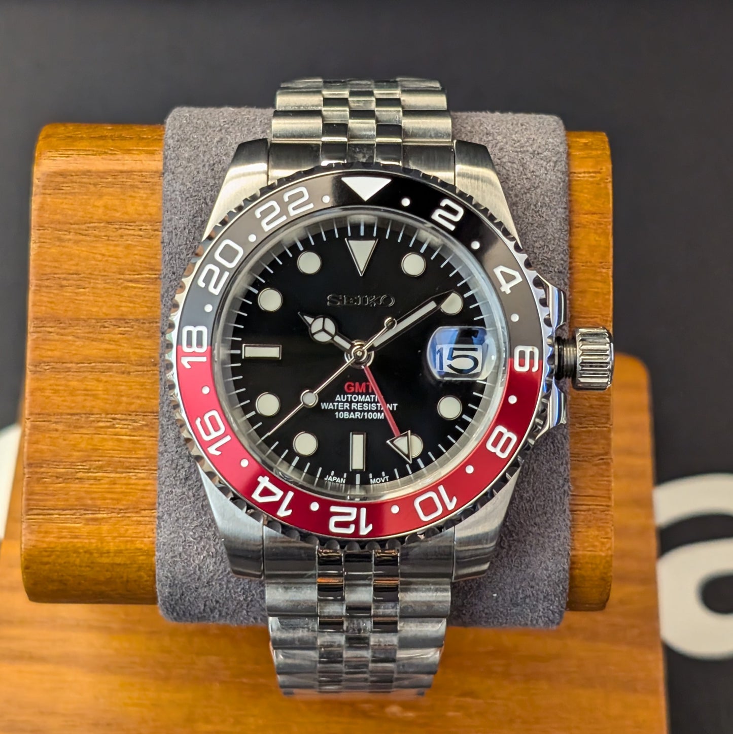 GMT Master-II Coke Homage – Seiko NH34 GMT Automatic | Free Worldwide Shipping