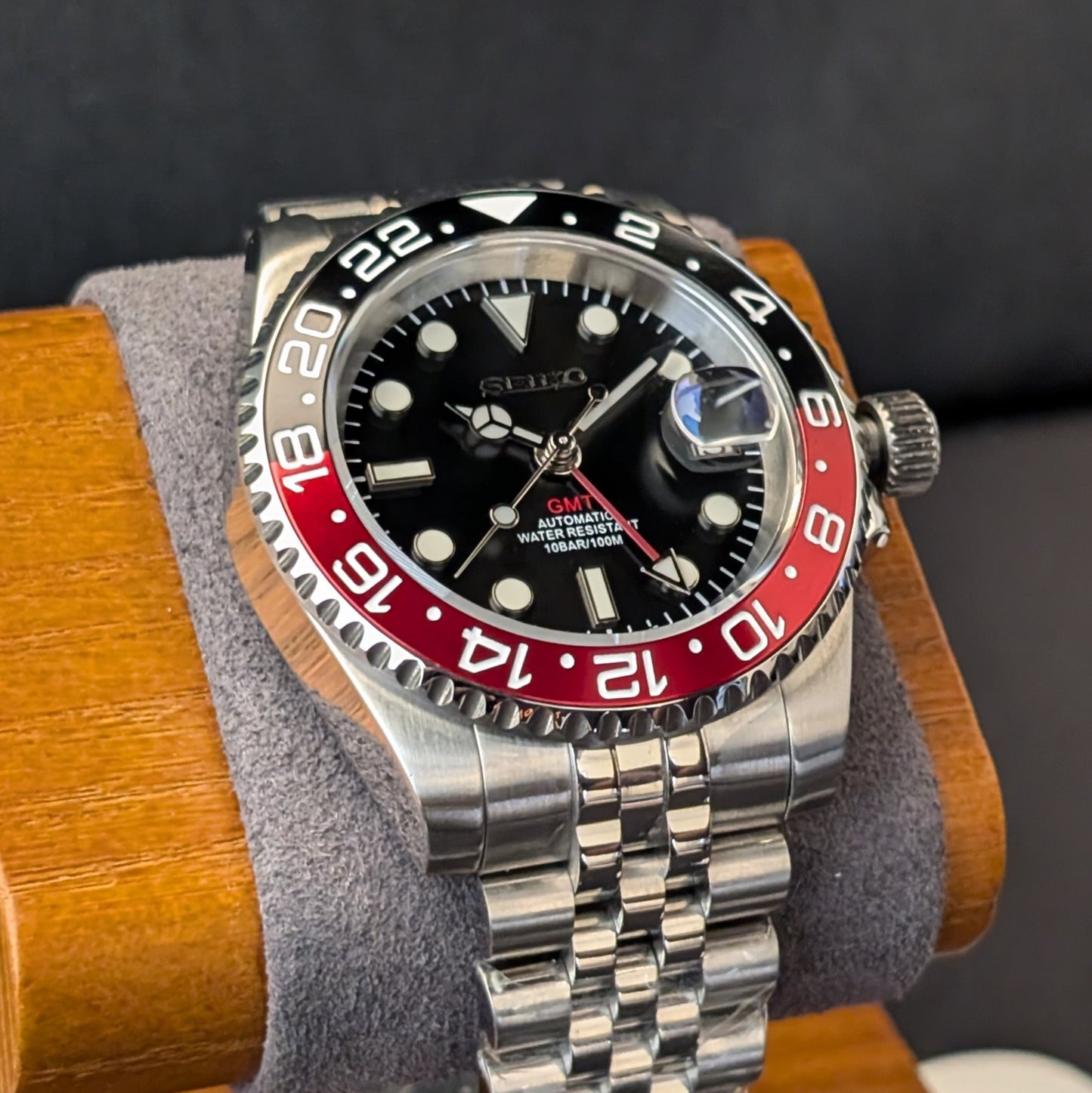 GMT Master-II Coke Homage – Seiko NH34 GMT Automatic | Free Worldwide Shipping