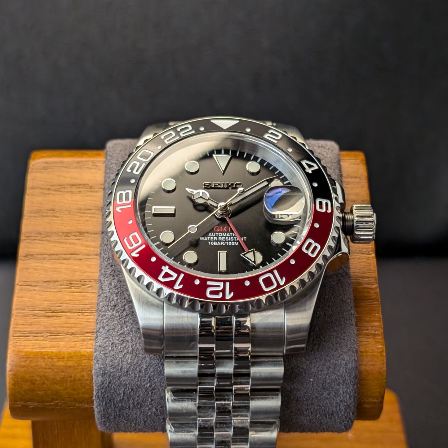 GMT Master-II Coke Homage – Seiko NH34 GMT Automatic | Free Worldwide Shipping