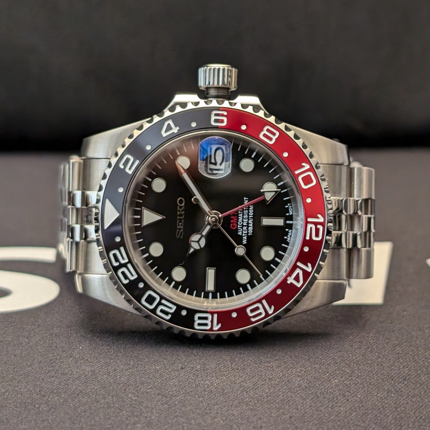 GMT Master-II Coke Homage – Seiko NH34 GMT Automatic | Free Worldwide Shipping