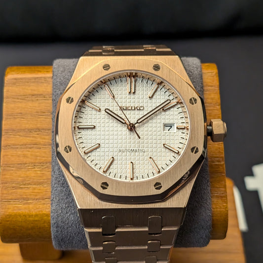 SeikOak Homage in Rose Gold – Luxury Meets Precision | Free Worldwide Shipping