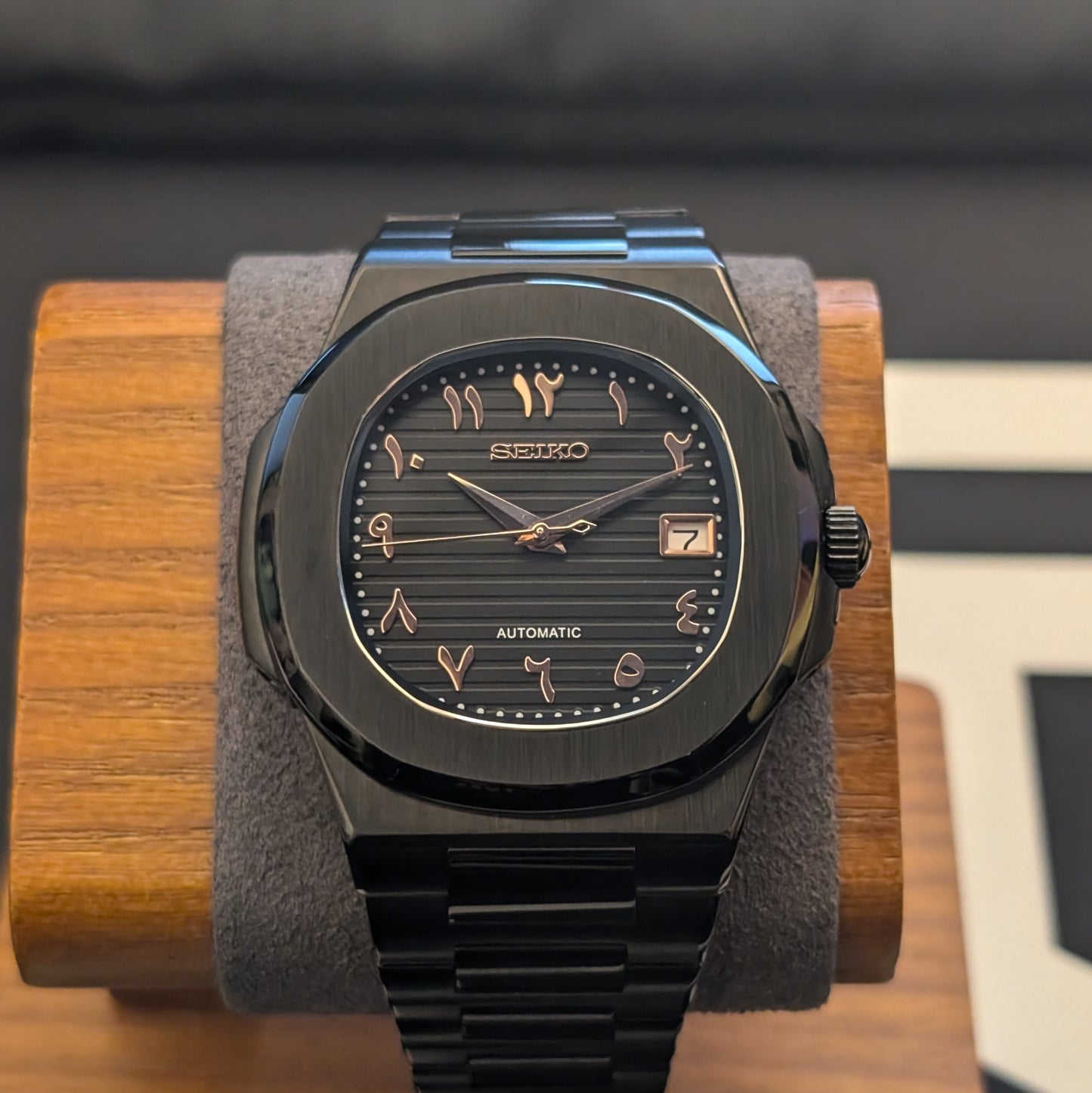 SeikoNaut Dark Knight Arabic Dial