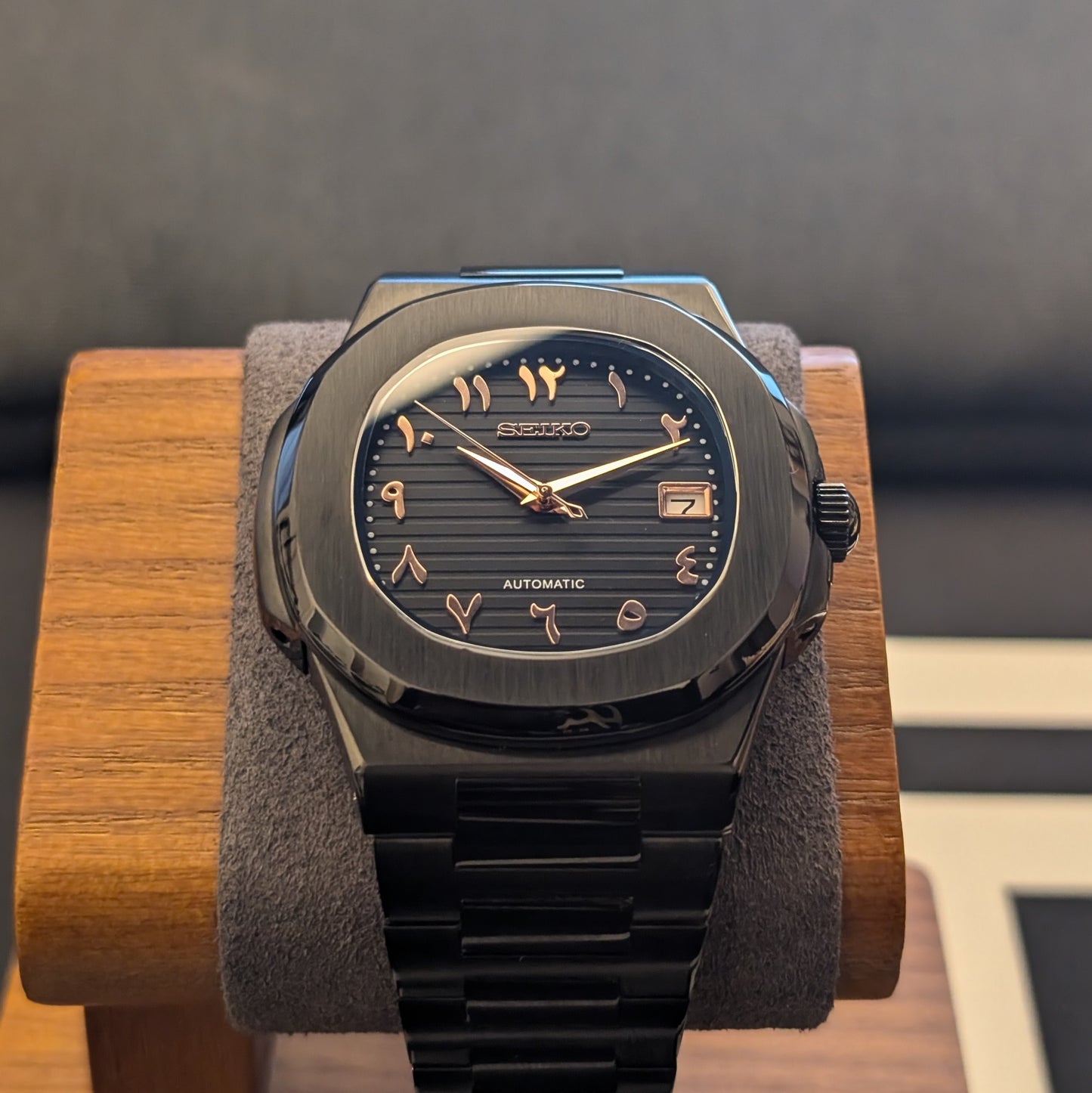 SeikoNaut Dark Knight Arabic Dial