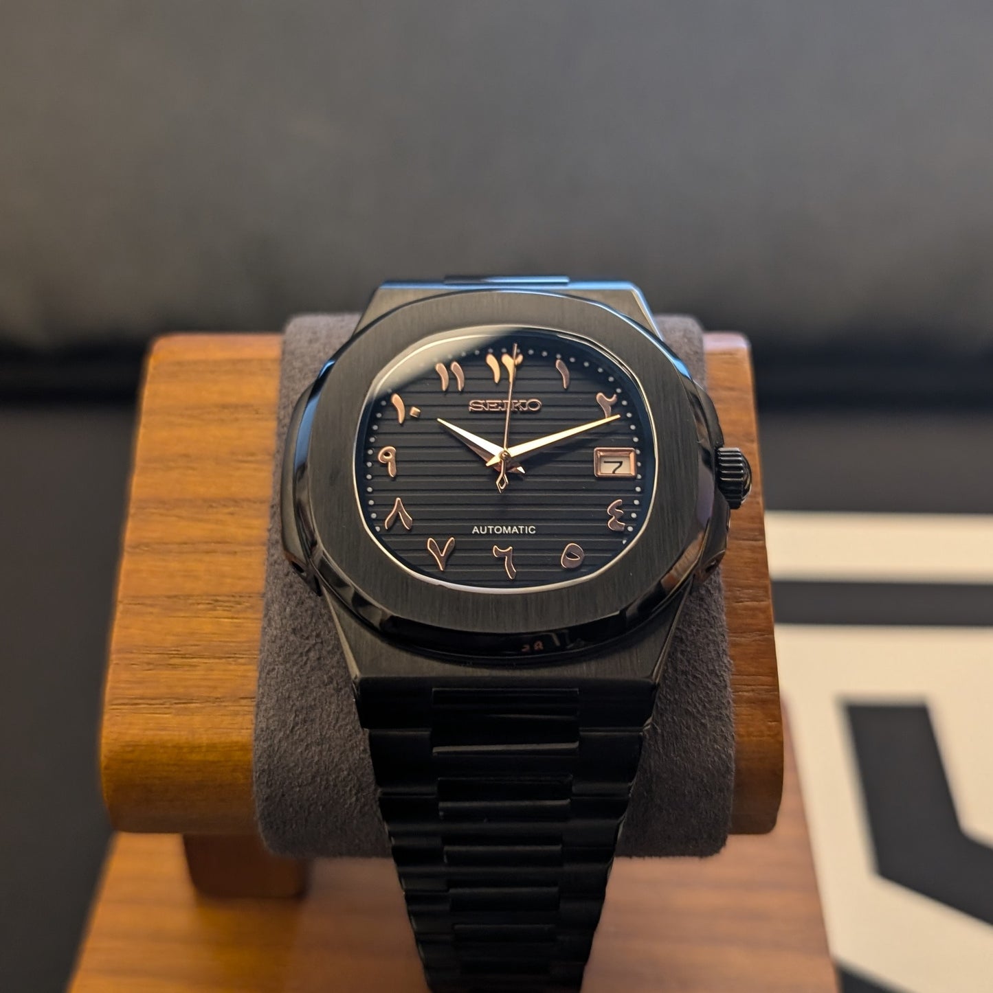 SeikoNaut Dark Knight Arabic Dial