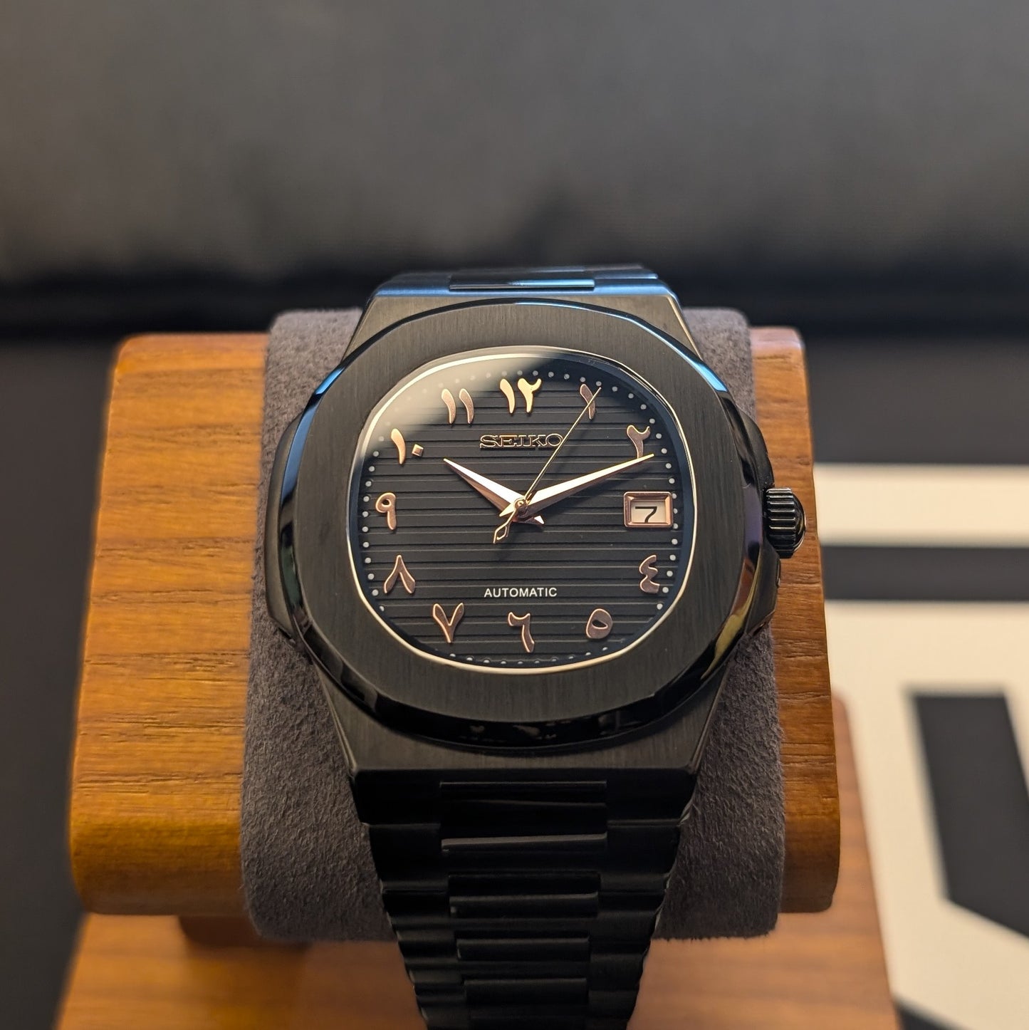 SeikoNaut Dark Knight Arabic Dial