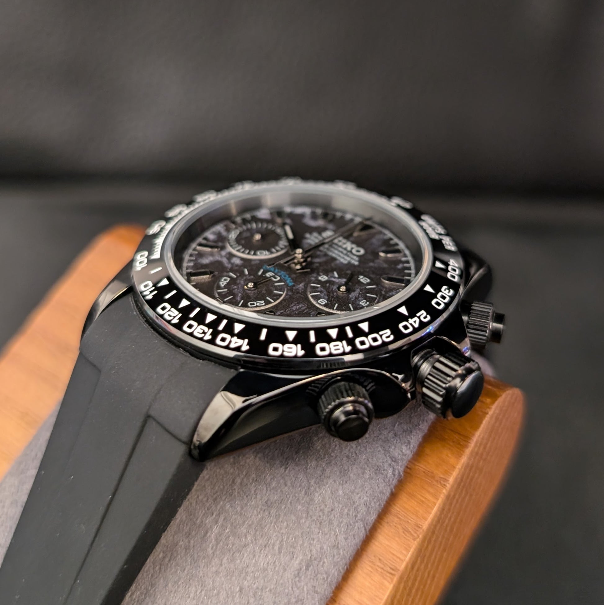 SeikoTona Camo Chronograph Daytona Homage - PS Watch Mods