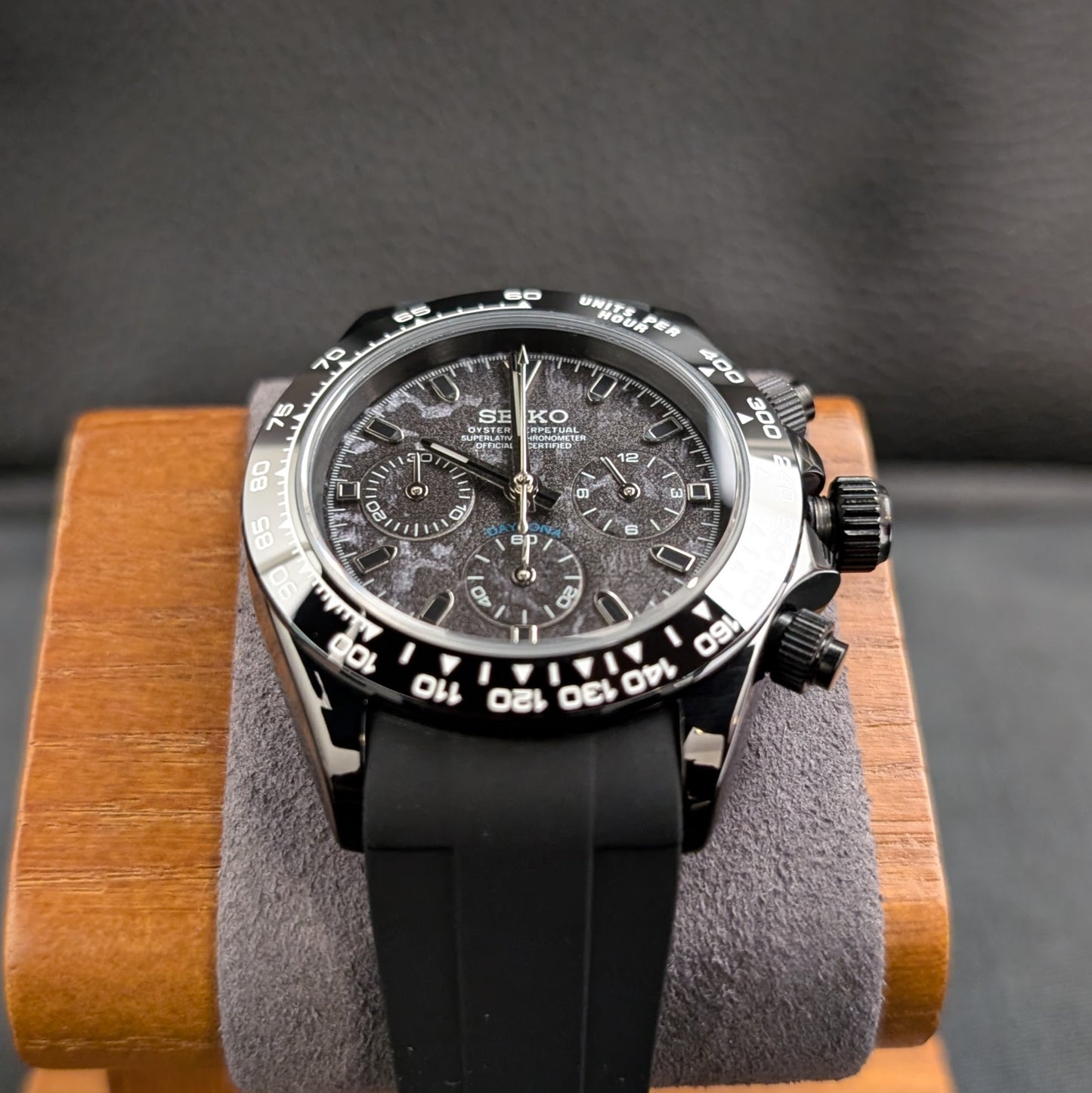 SeikoTona Camo Chronograph Daytona Homage - PS Watch Mods